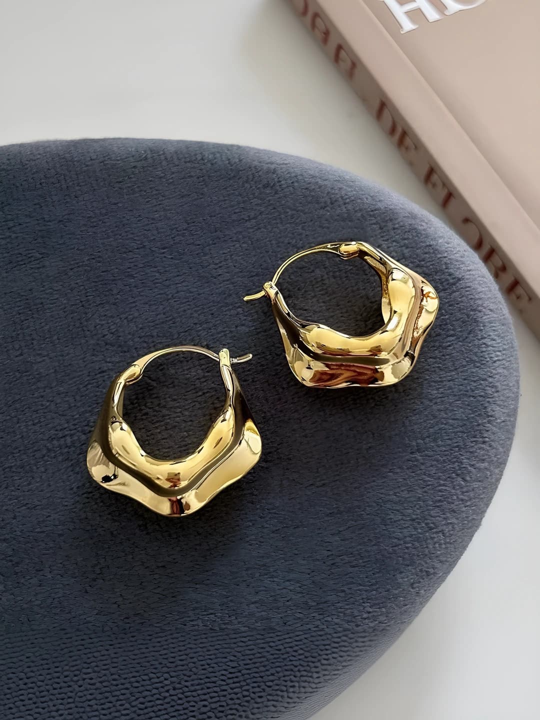 Gold ear clips
