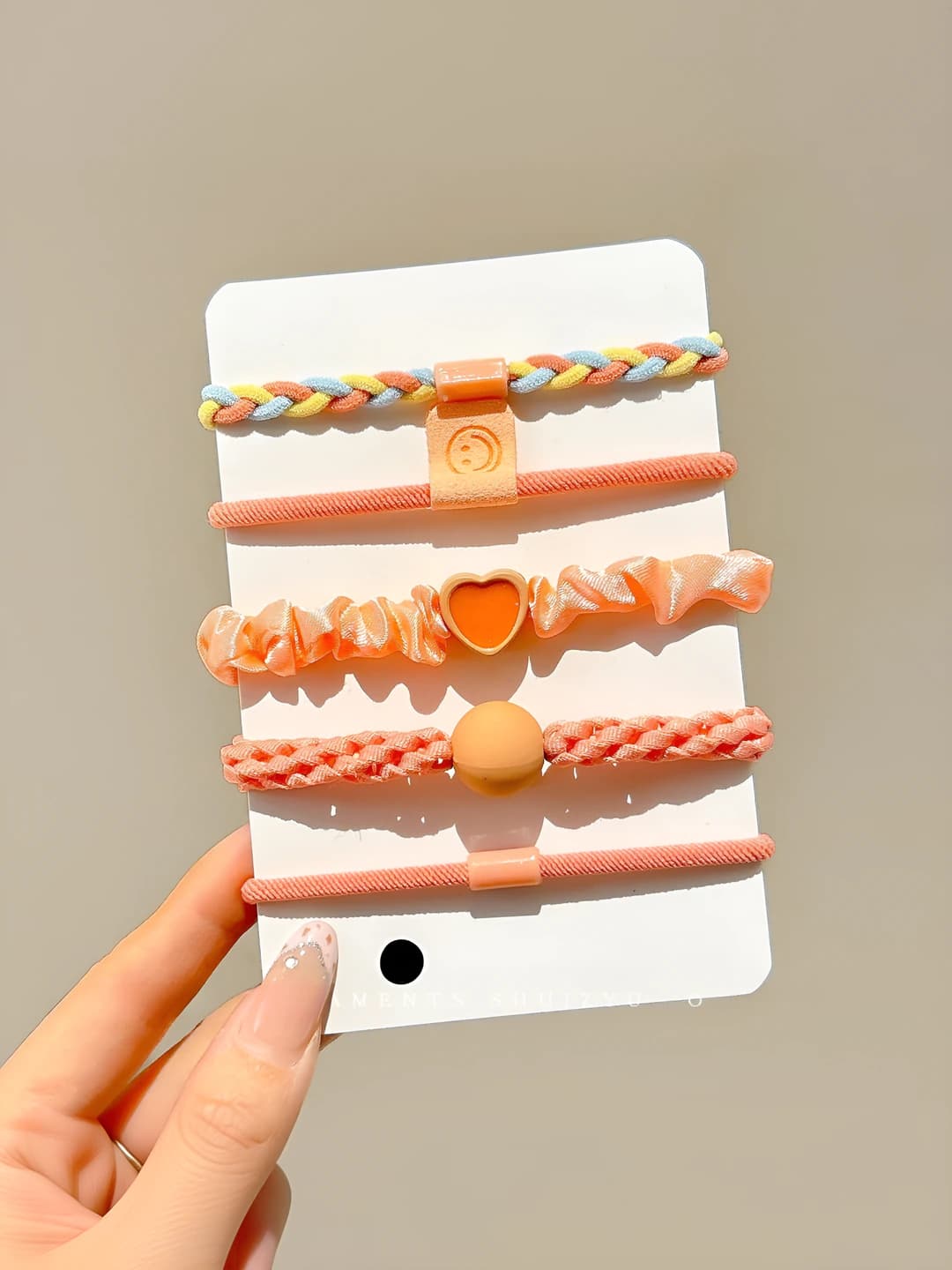 3# Orange 5 pcs set 5.5 cm