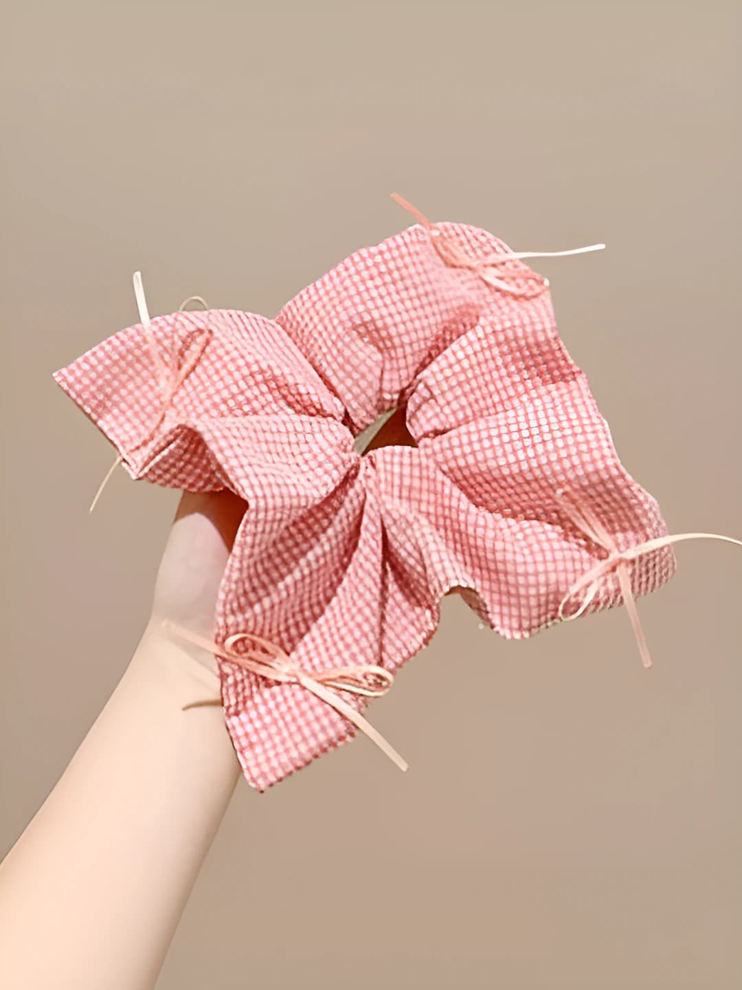 3# Pink-white plaid