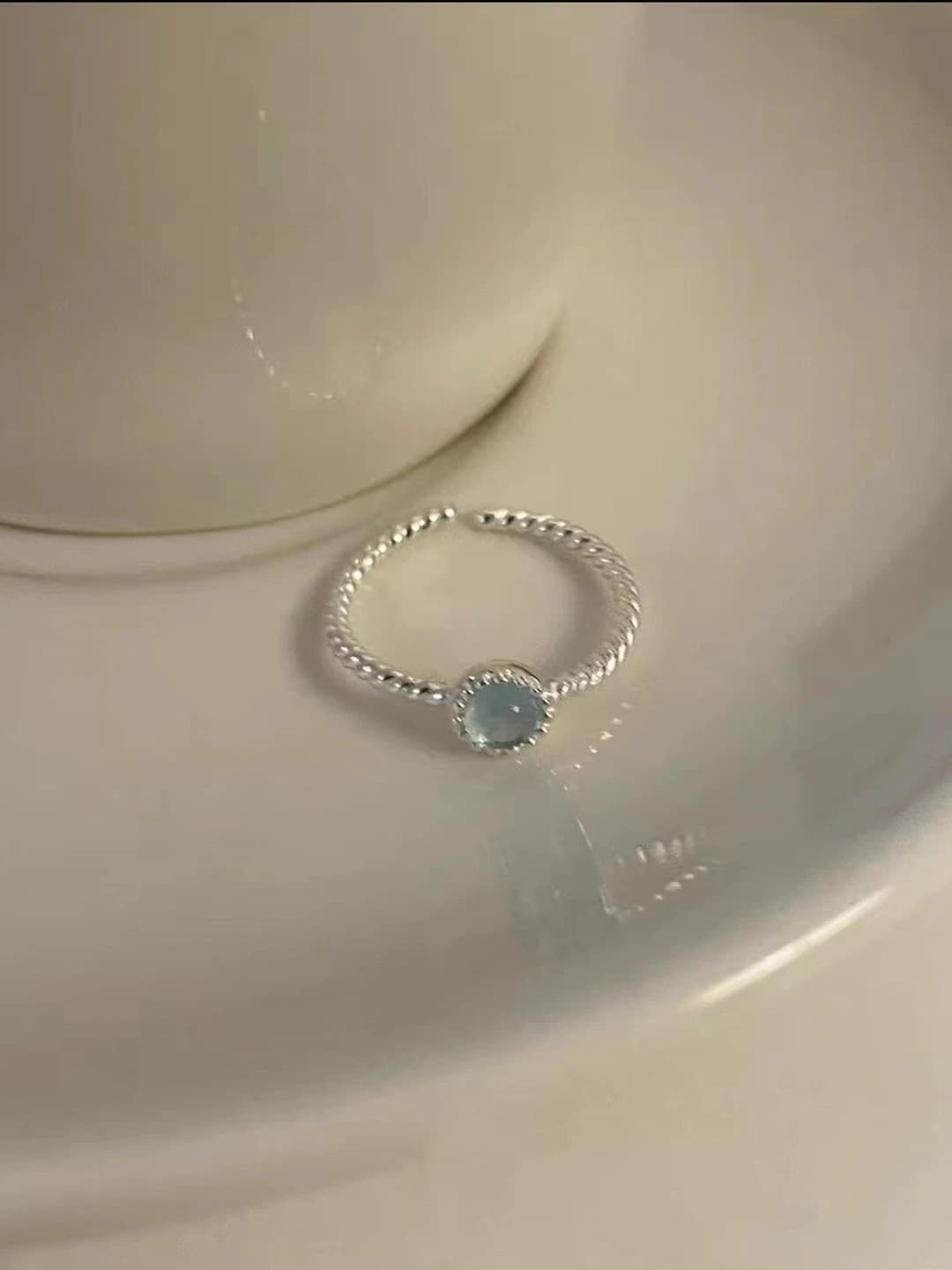 Ocean blue ring