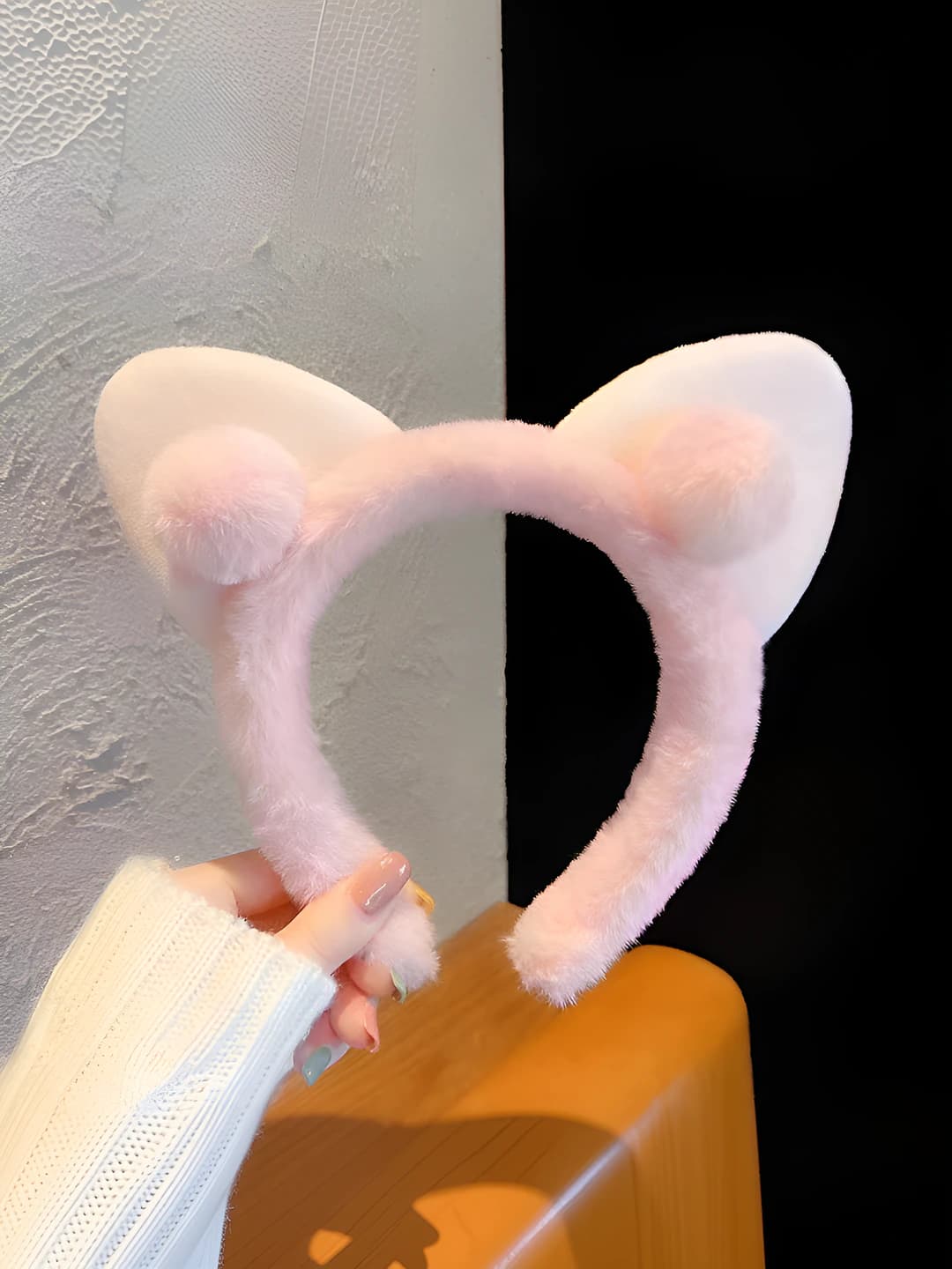Шар с ушками кошки Розовый