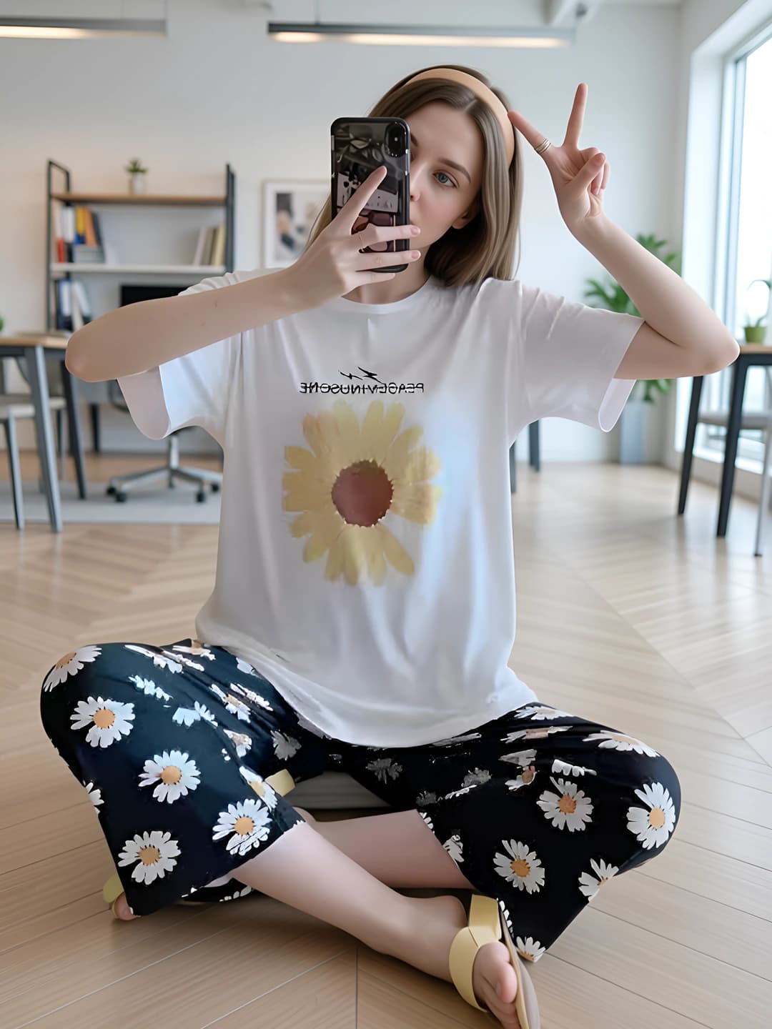 Короткий/Длинный # Хризантема