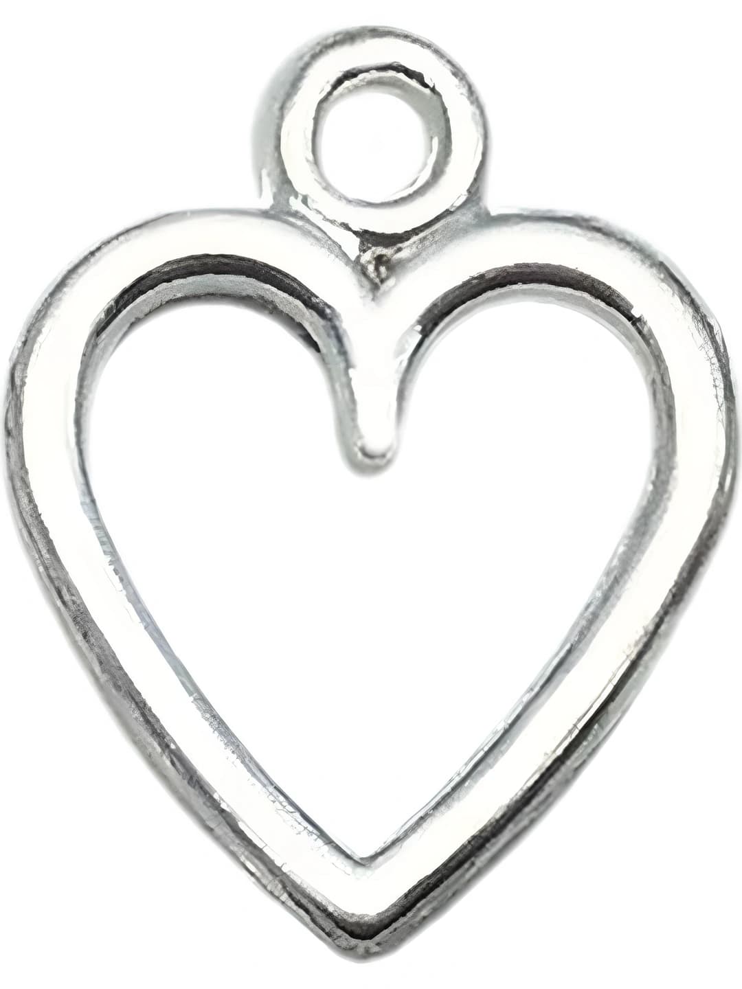 1 pc heart, 11x14mm, 0.4g