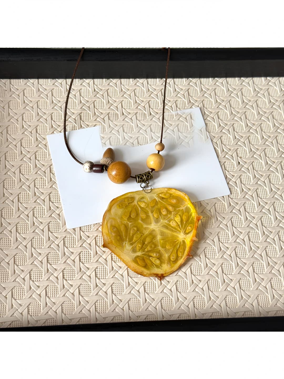 Fire fruit necklace