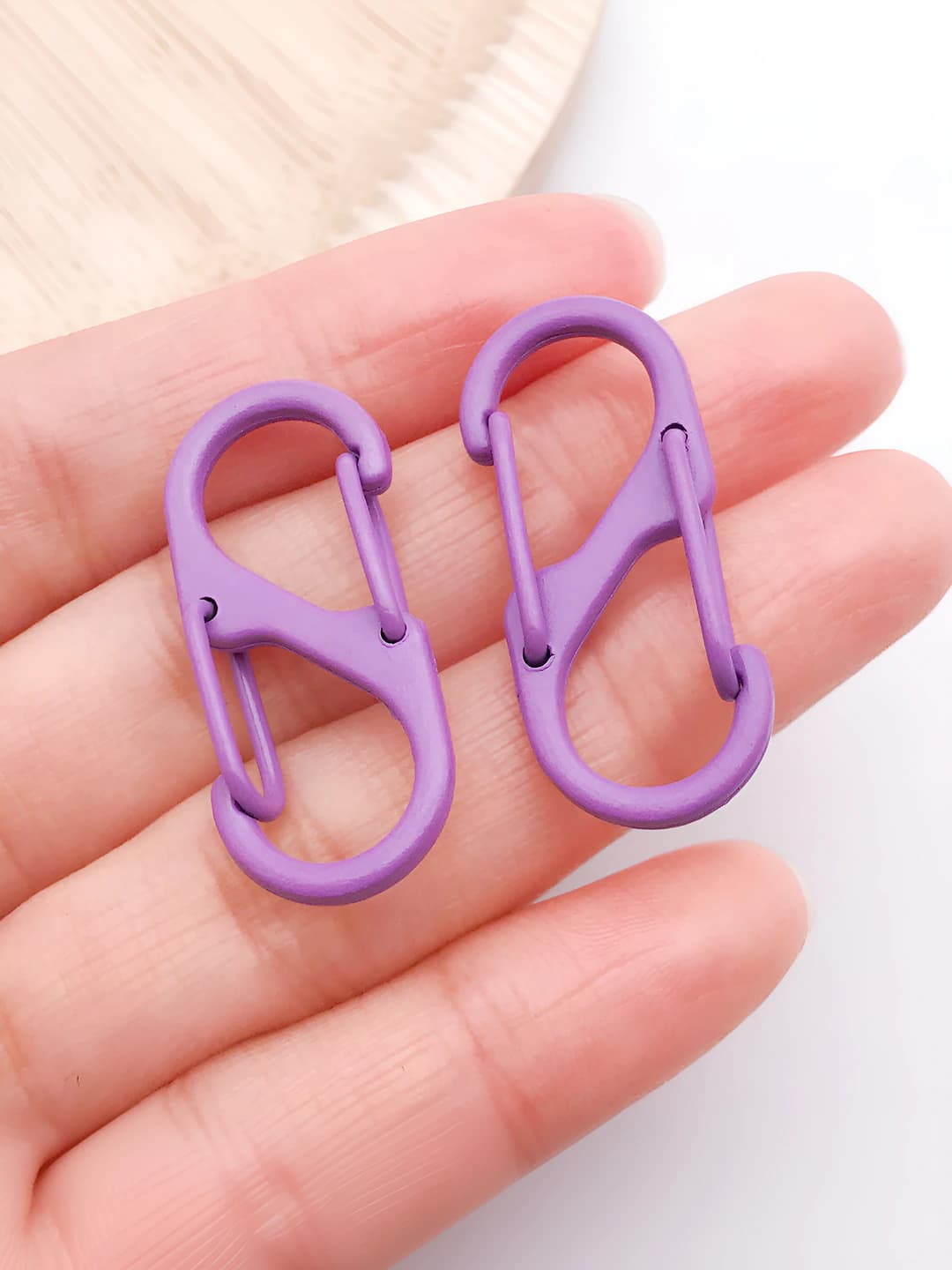 1 шт. фиолетовый сплав S-замок 33x14mm-2.8g
