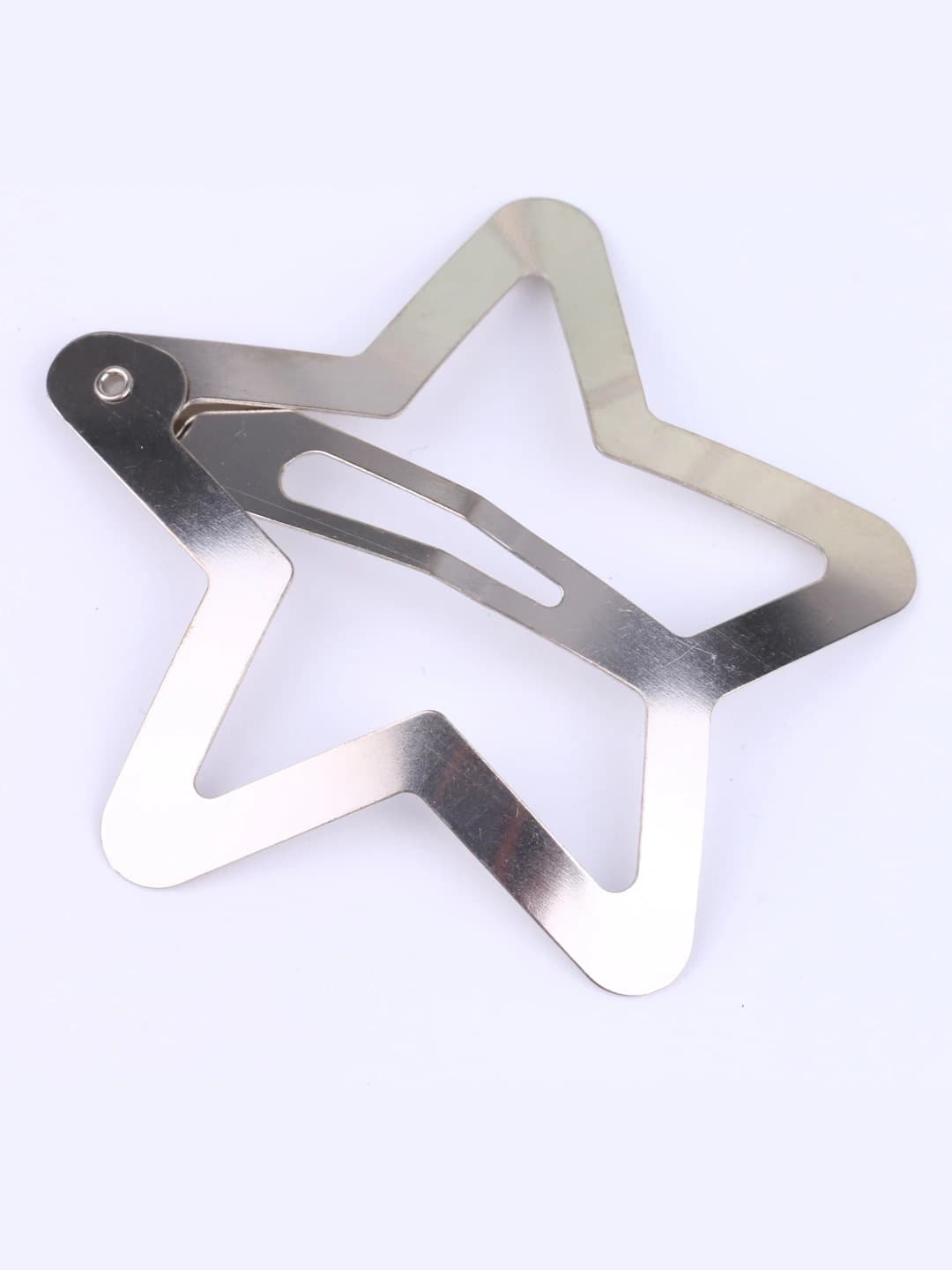 6 cm star Silver