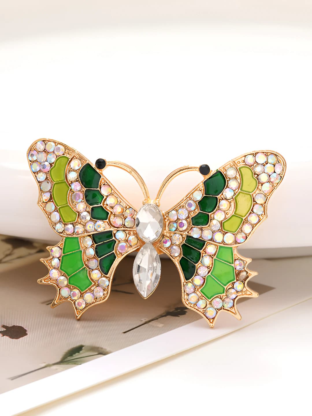 Green diamond butterfly