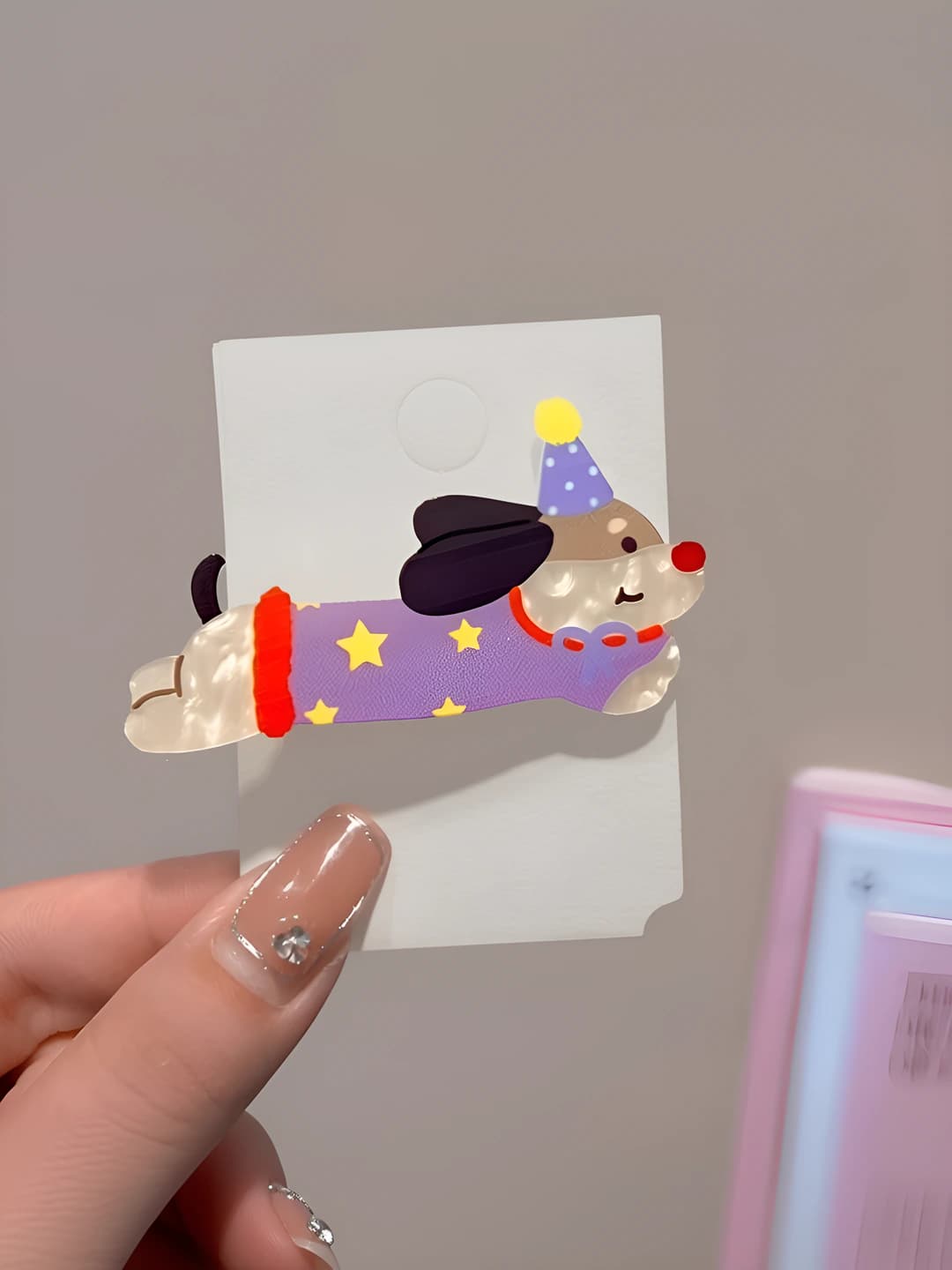 5# Pajama dog hair clip