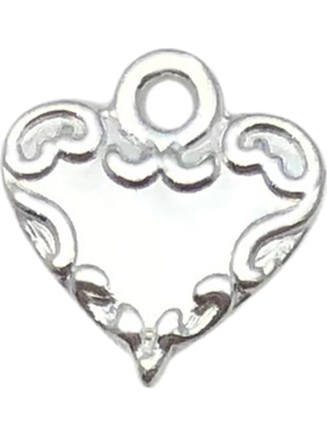 1 pc heart, 13x13mm, 1g