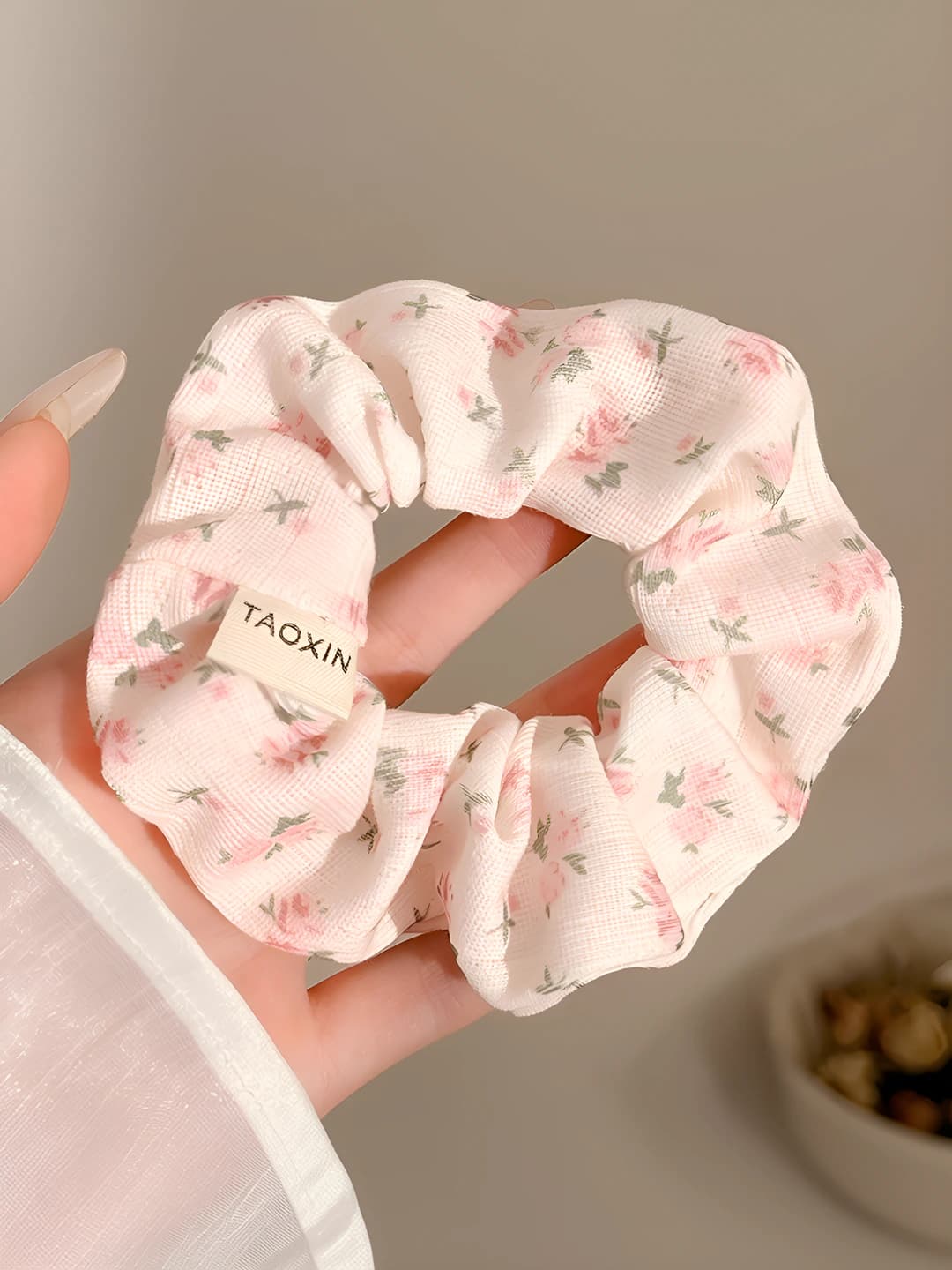 Розовый, цветочный, 11 см
