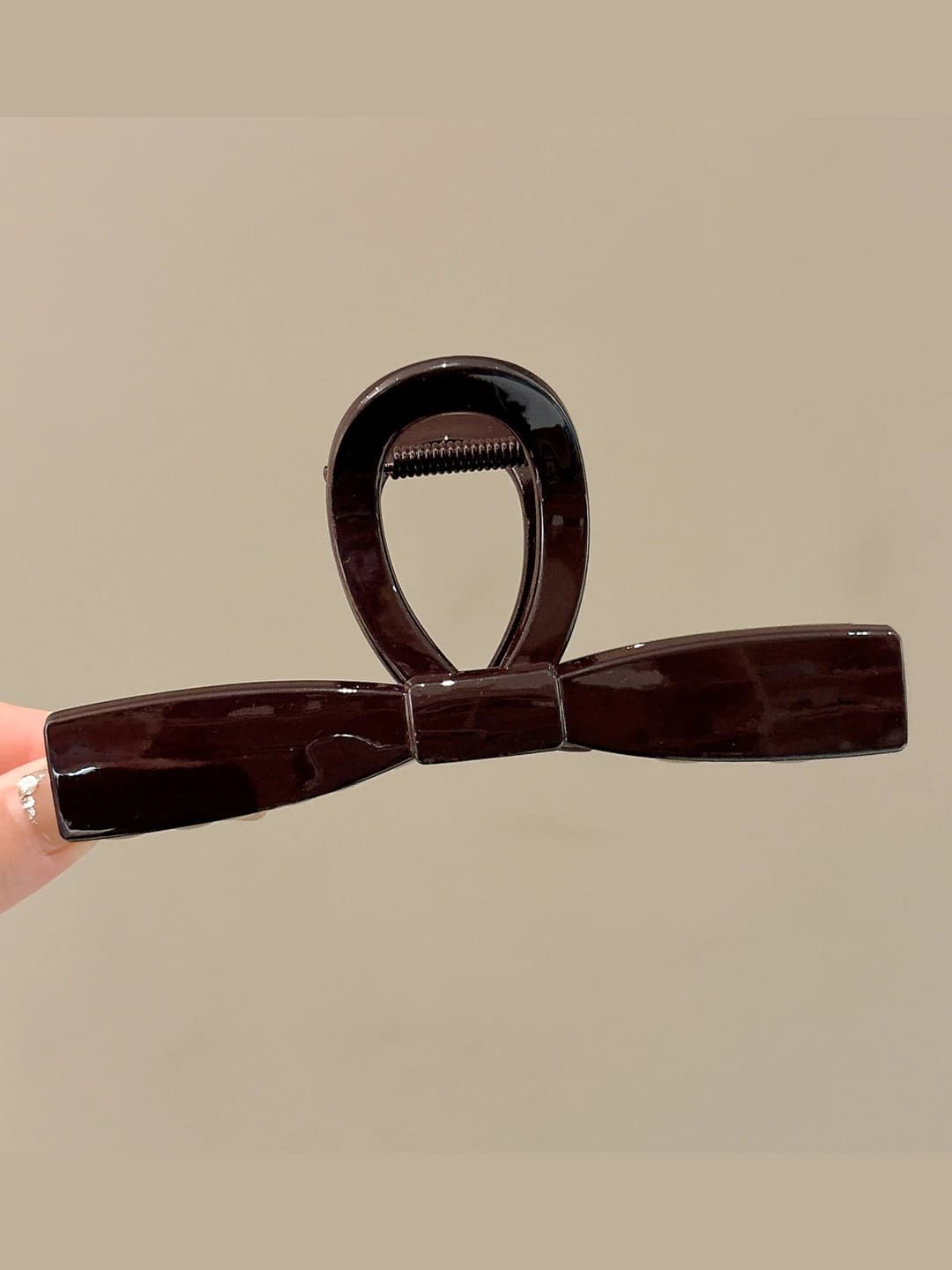 Shokolad rangli 12 sm katta klips