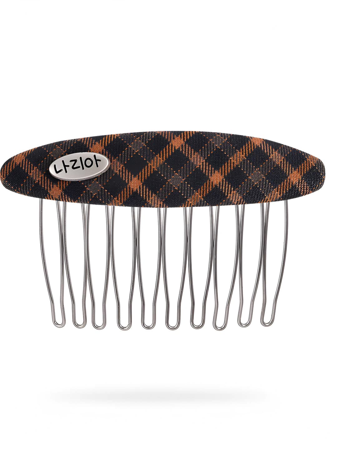 Caramel-black plaid - single