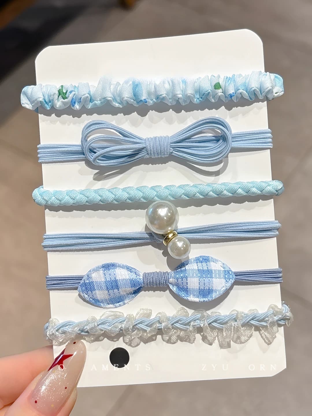 Blue 6 pcs (7 cm)
