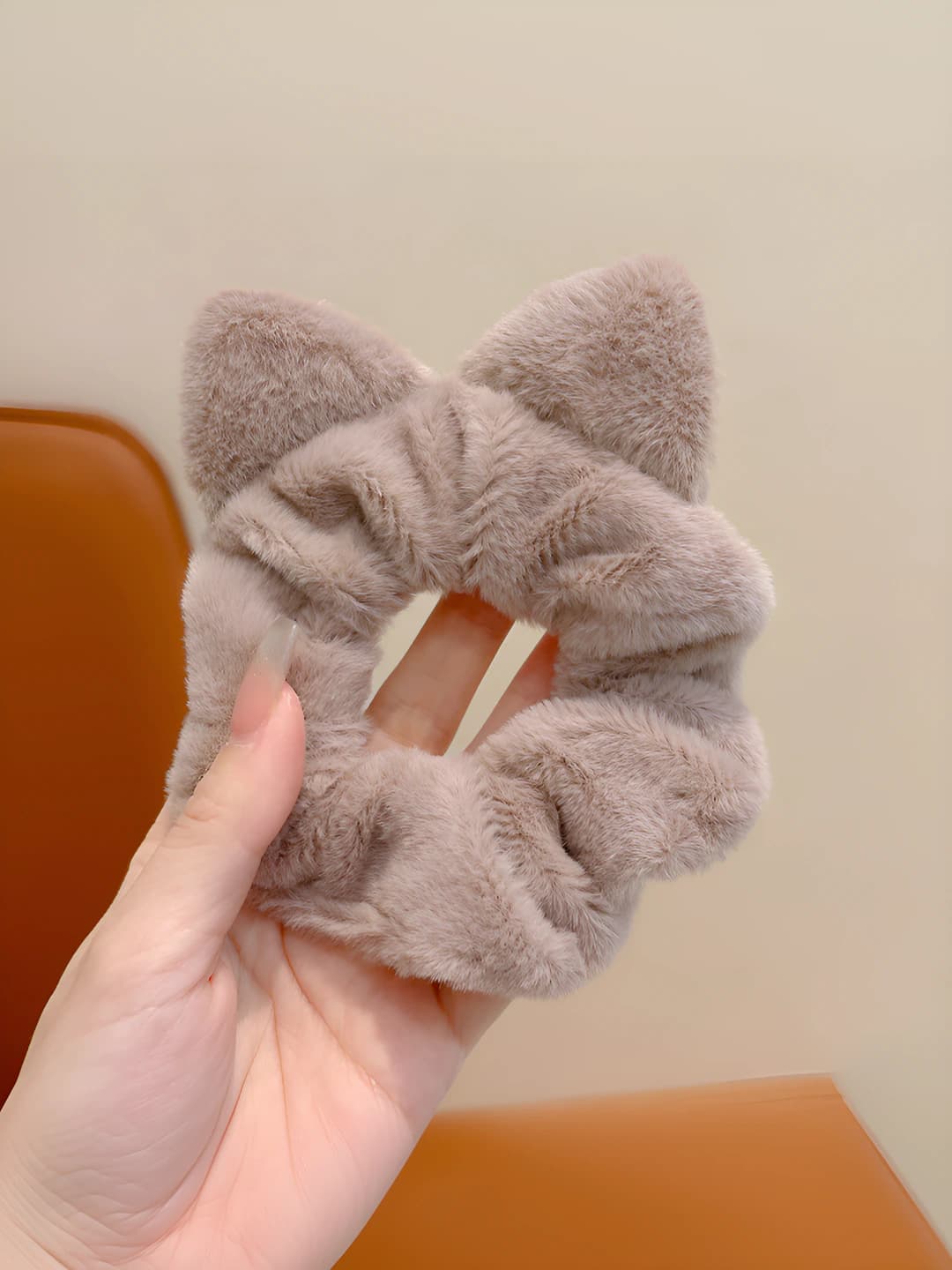 3# Cat ears grey coffee