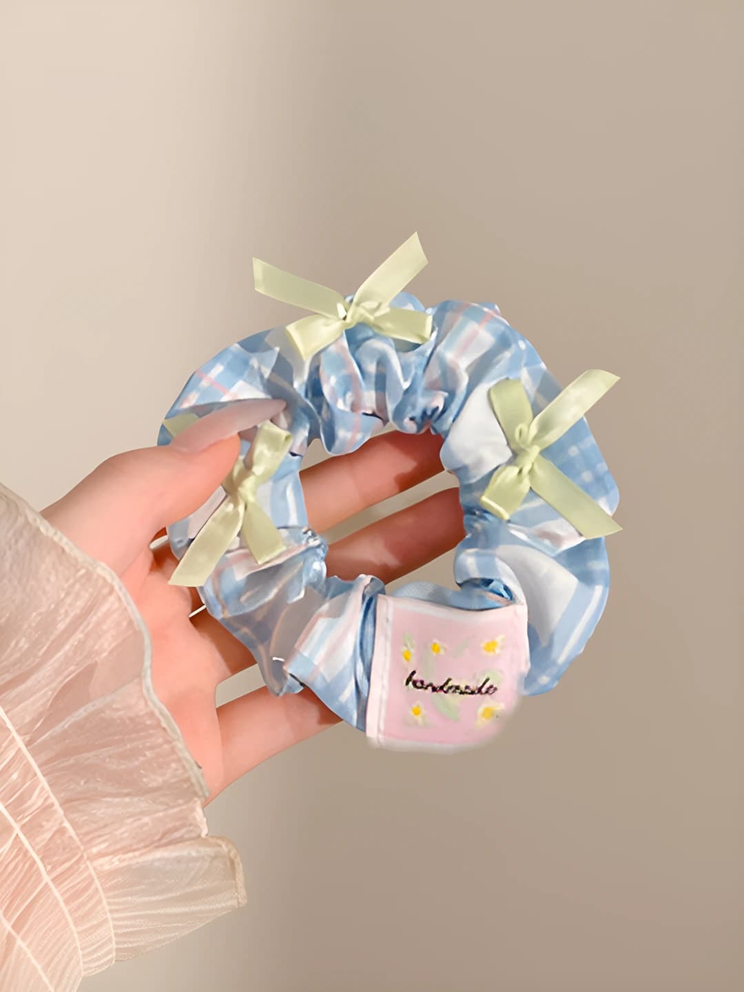 6# Sweet plaid blue 11 cm