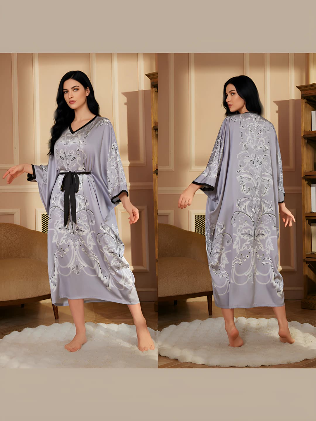 3391 Purple, silver, pink