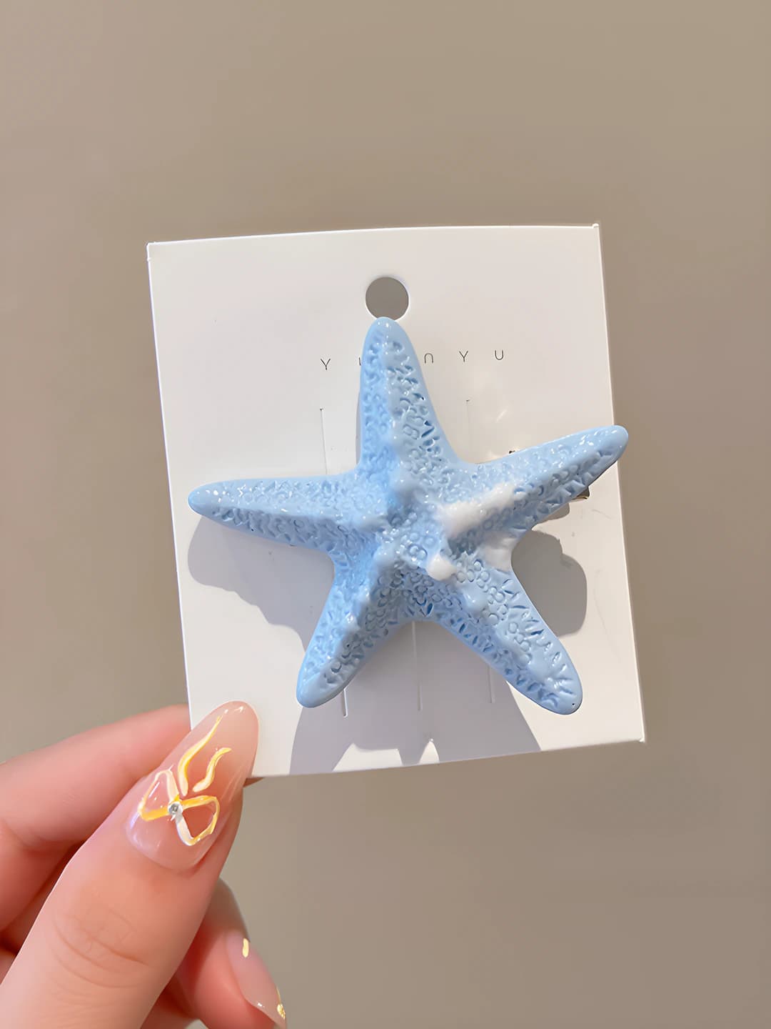 1# Морская звезда, синий, 5.5 см