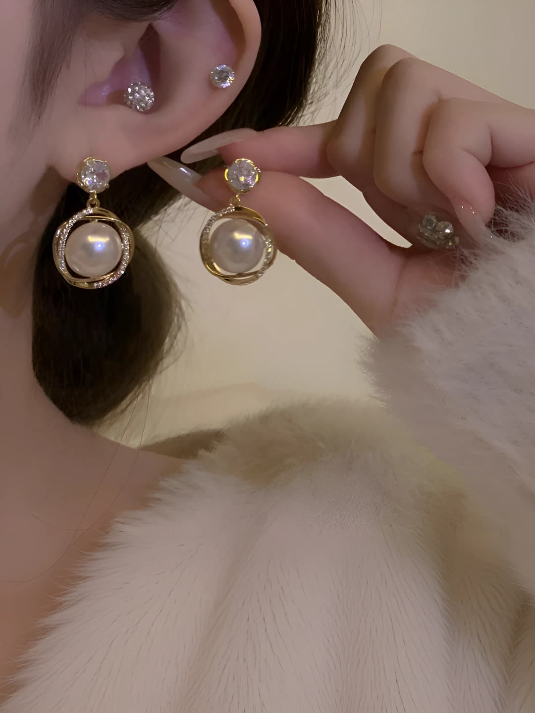 Galaxy pearl, 3 cm, alloy