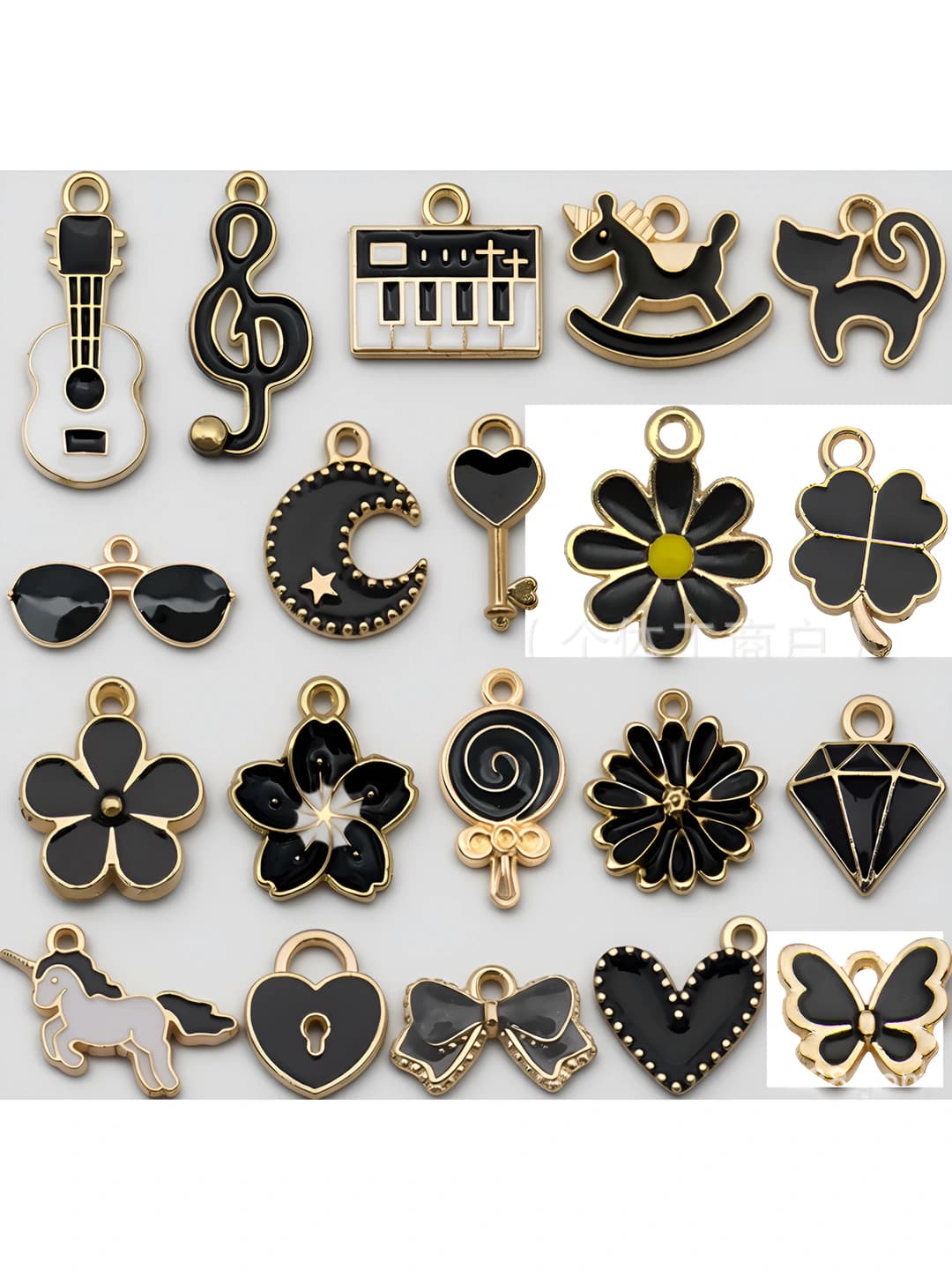 20 pcs mix, black, 16 g