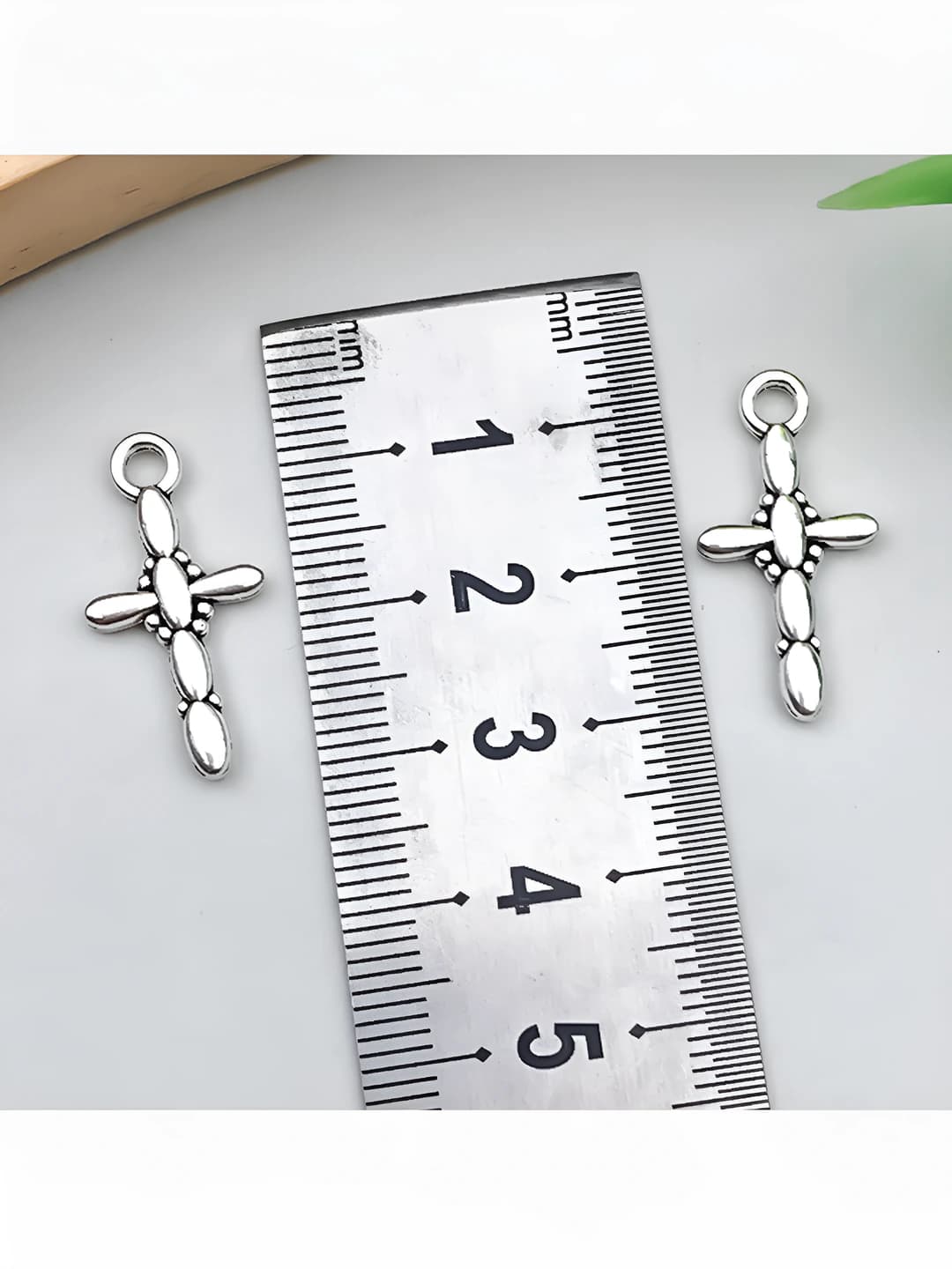 1 шт. старинный крест эллипс 12x23mm-1g-18726