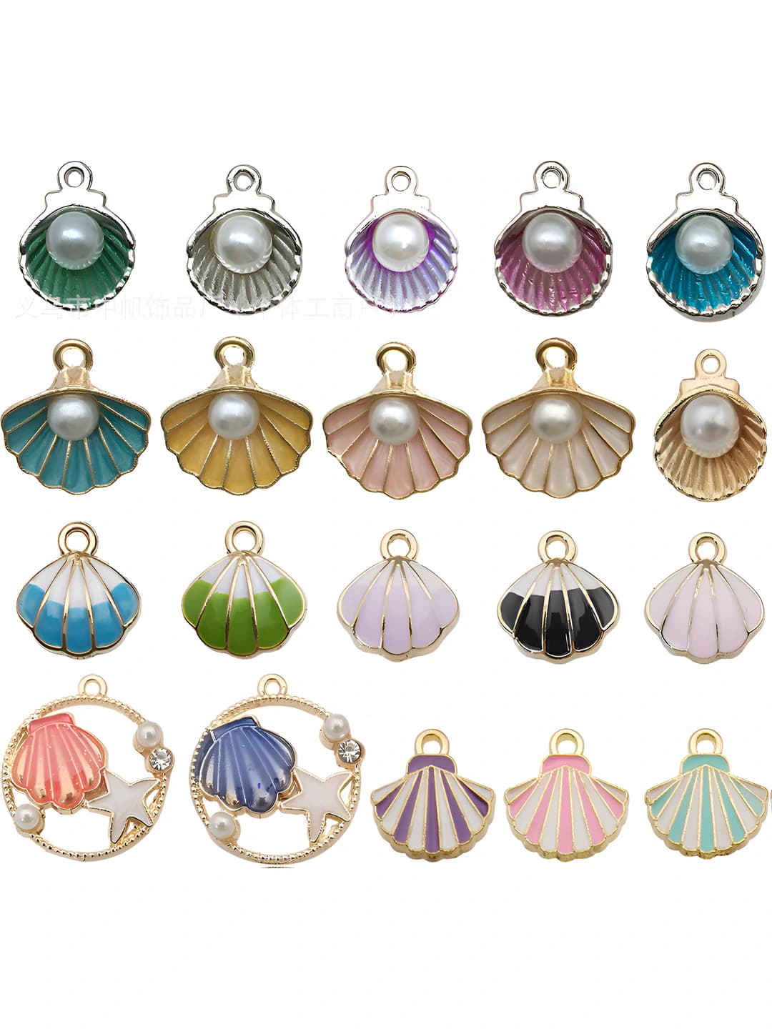 Mixed 20 ocean shells set - 20 types x 1 pc - 26.5g - SN800