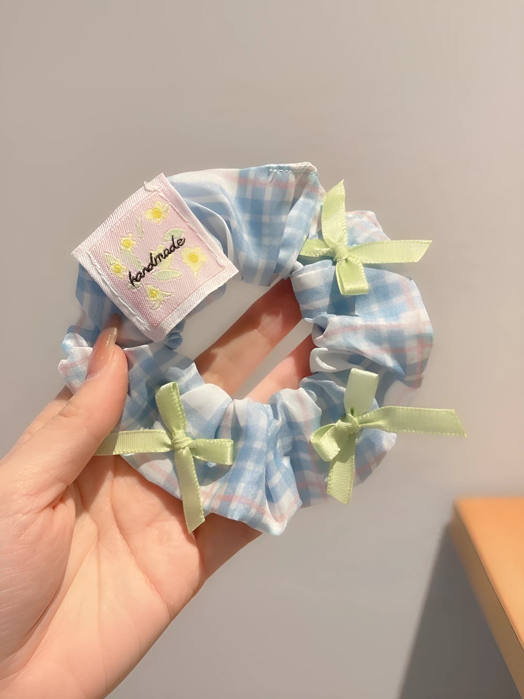 6# Sweet plaid blue 11 cm
