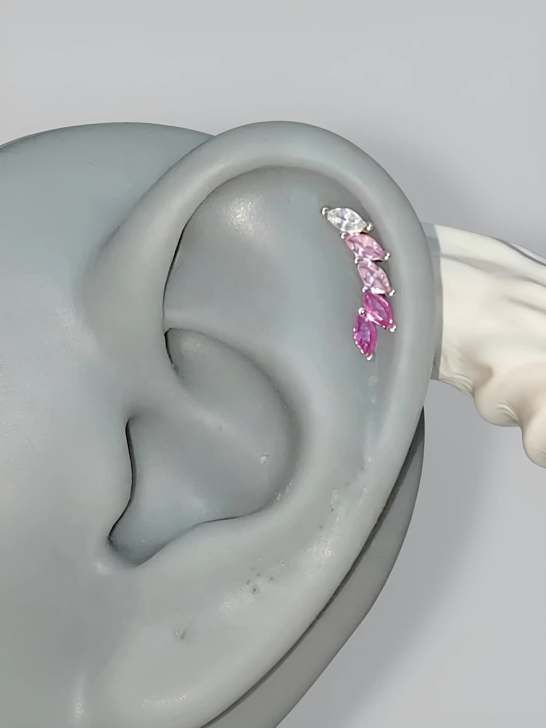Золото, Градиент розовый, 0.8*6mm