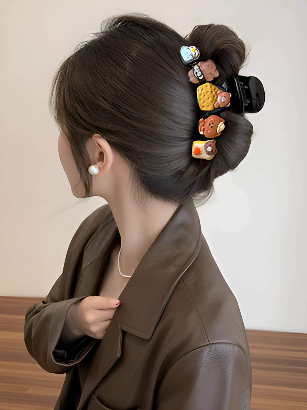 Cheese bear, black 10.5 cm