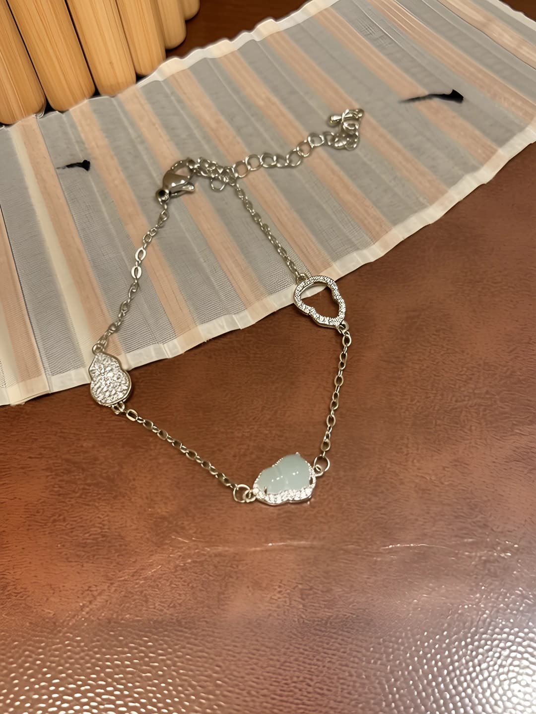 Mountain and moon / single bracelet