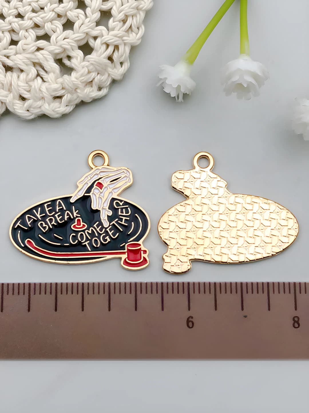 1 шт. молоток-череп 27x23mm-2.2g-21794