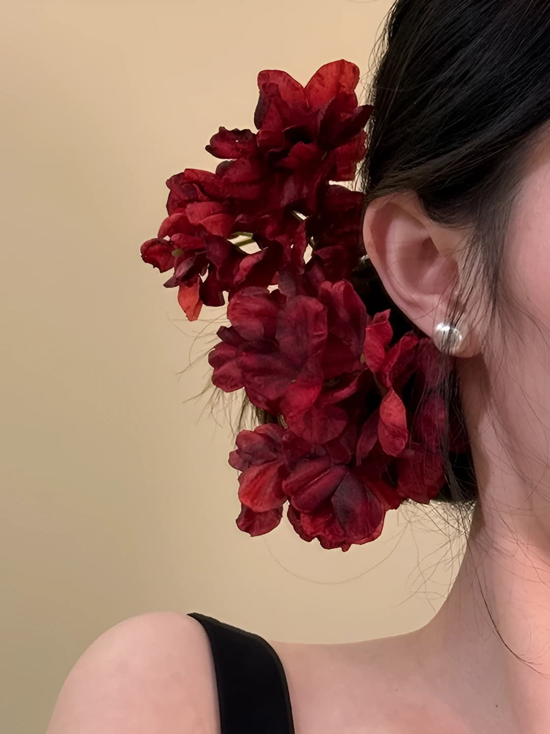 Burning rose - hairpin [1 pc]
