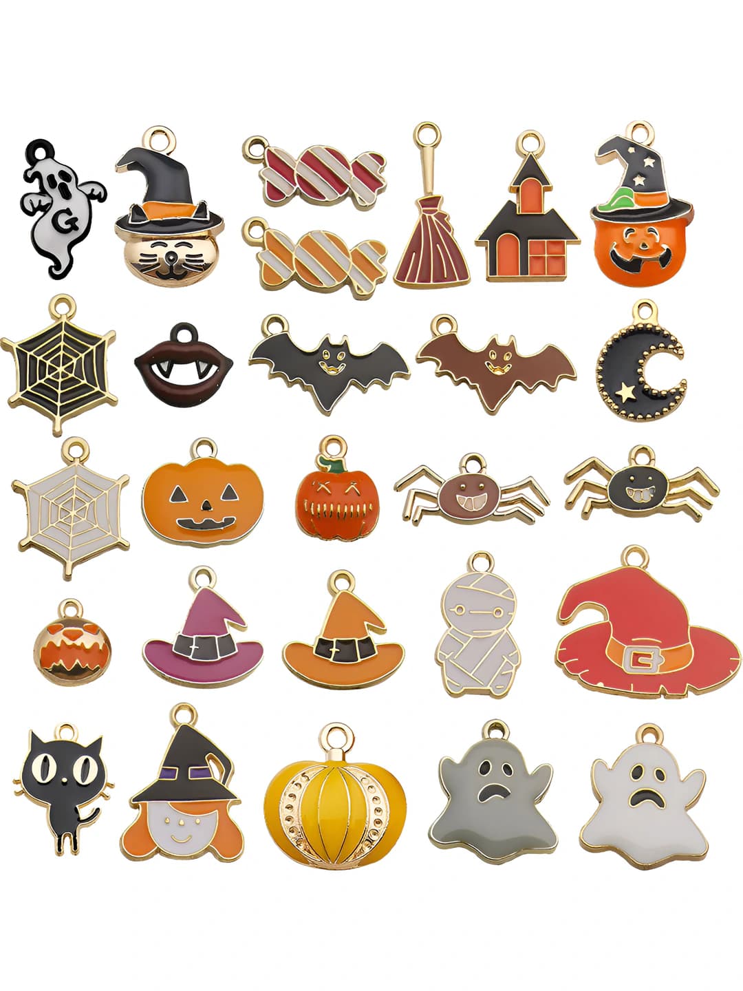 Aralash 28 ta enamel Halloween - 28 variant - 36.6g