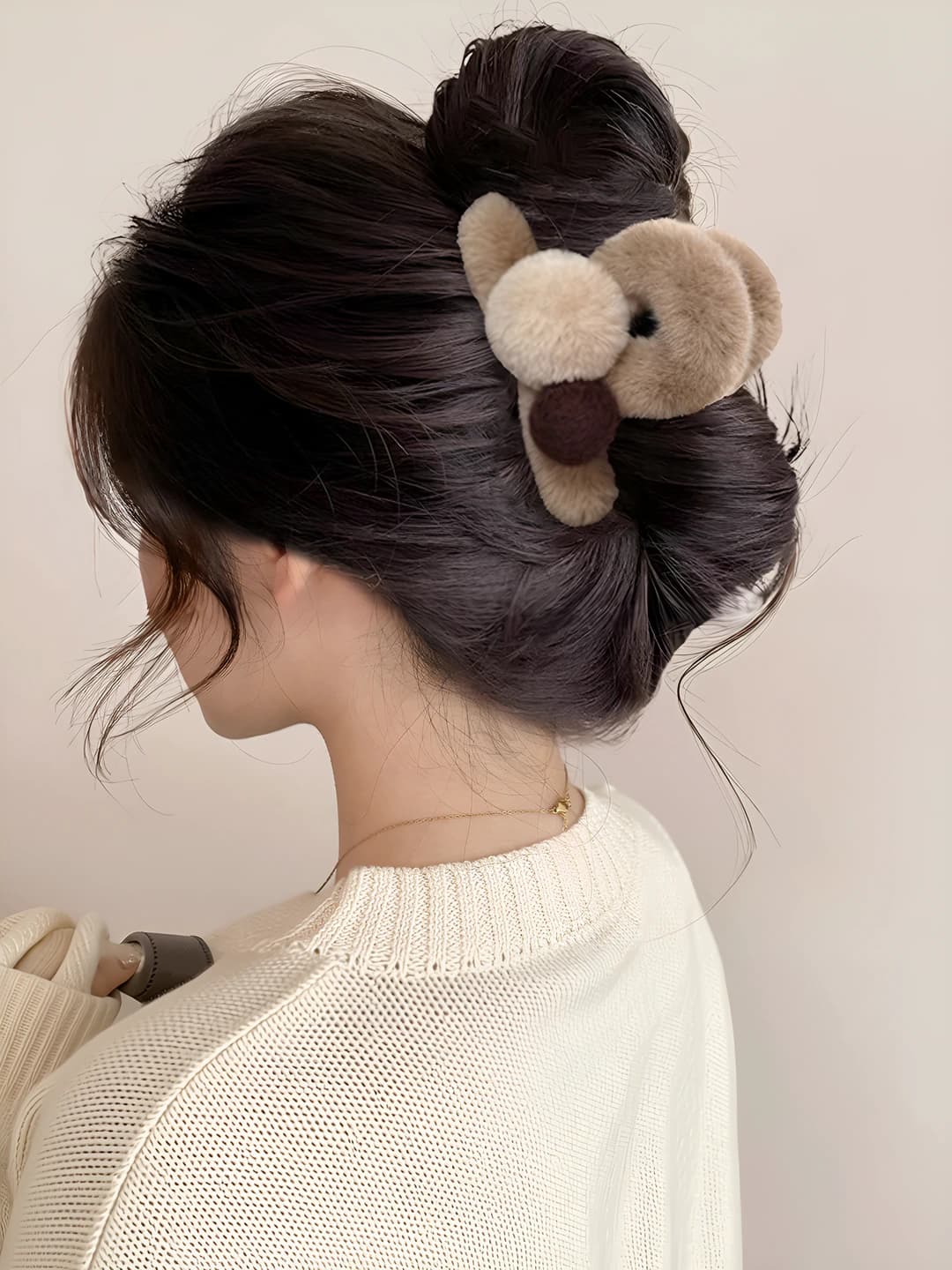 1# Plush ball clip 8 cm