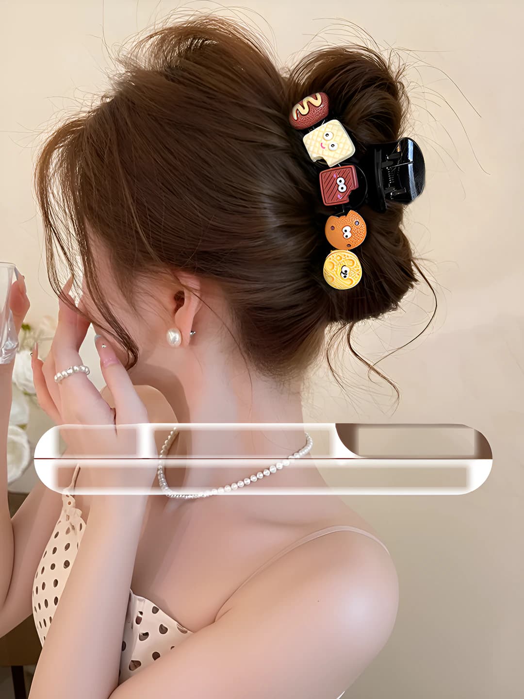 Зажим в виде печенья ~10 см