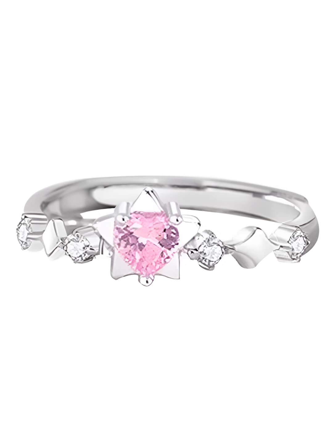 Moon and Star Ring