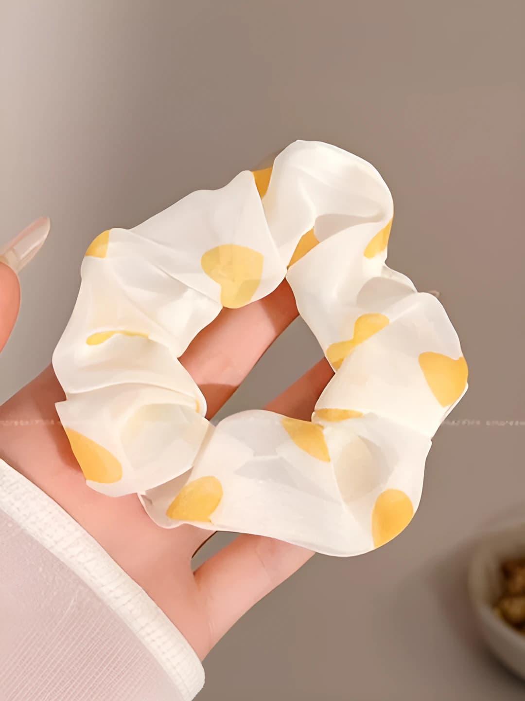 3# Жёлтое сердце @10cm