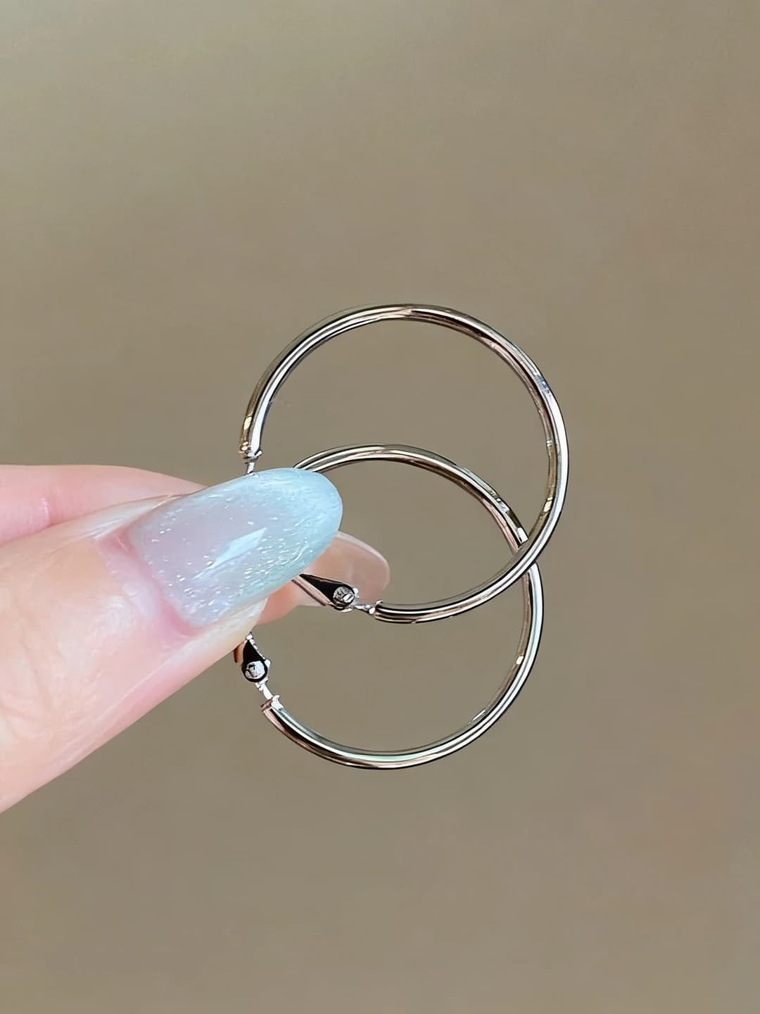 3cm серебряное тонкое кольцо