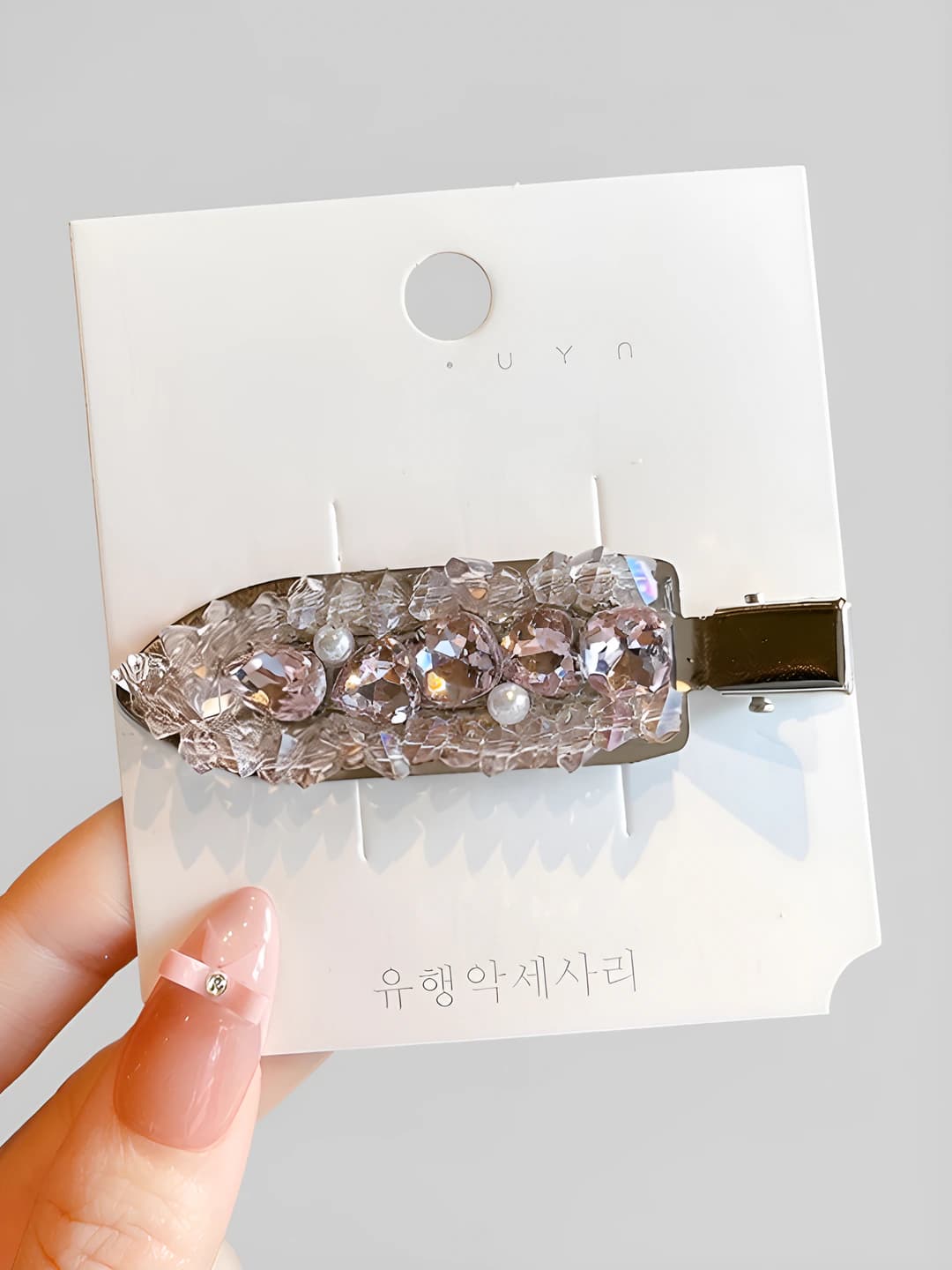 Pink crystal, 6.8 cm