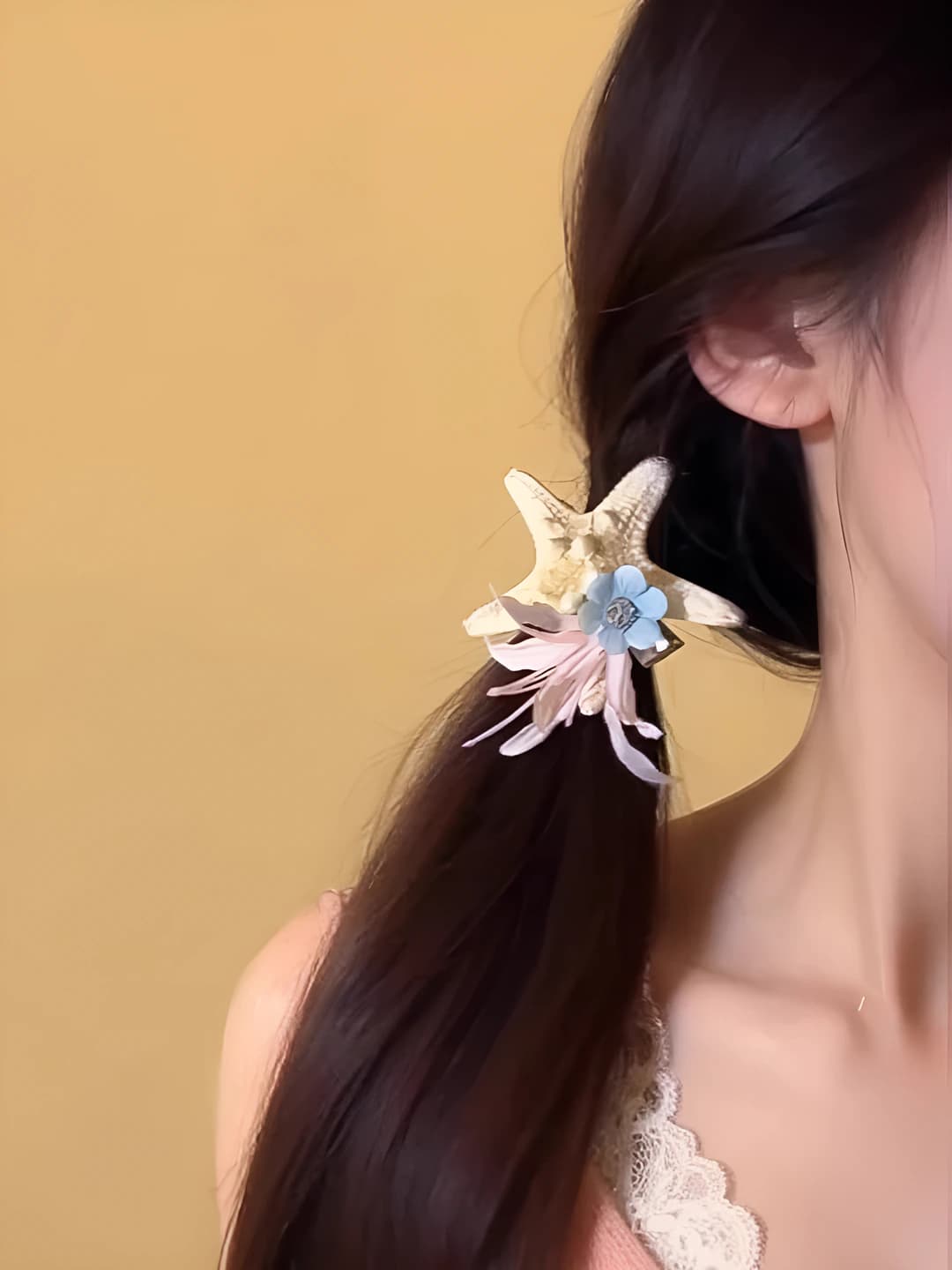 Starfish side hair clip