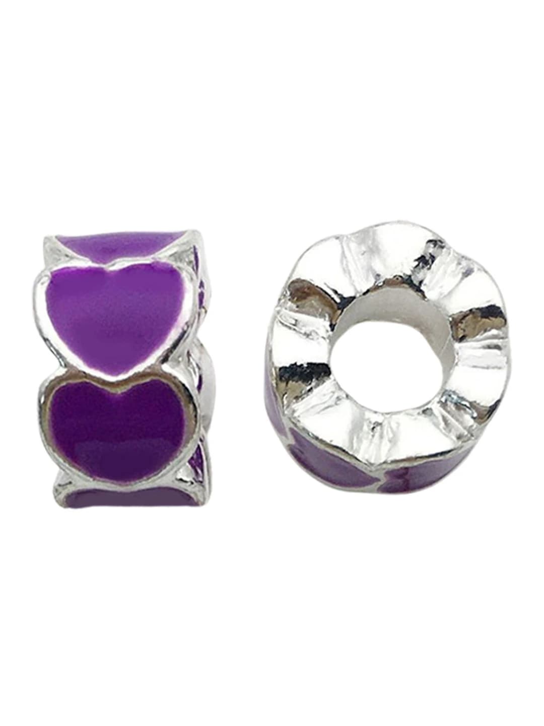 1 шт. Круглое сердце Пан Цзя, крупное отверстие 6x10mm-2.2g-отверстие 4mm