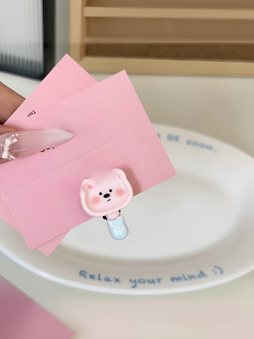 4# Pink bear ~3cm