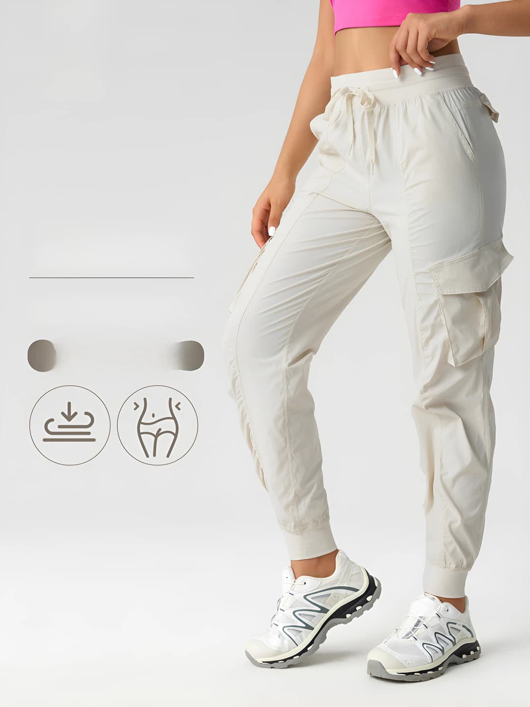 Women's sports pants: breathable, quick-dry, loose fit, trousers, for spring and summer