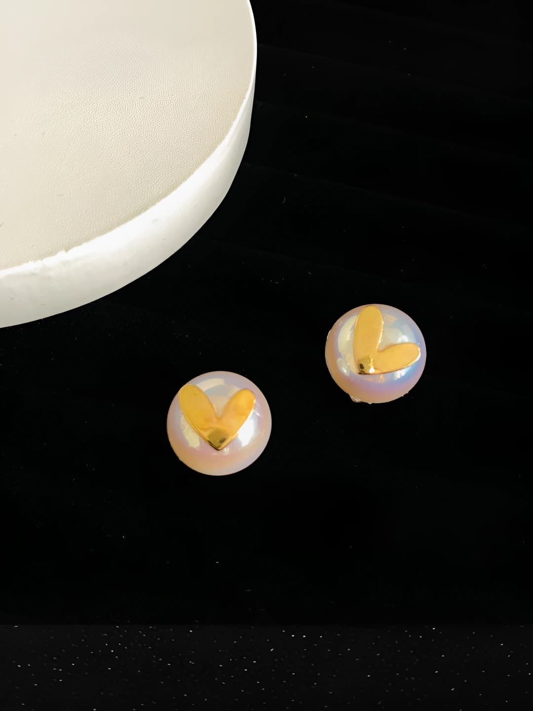 Women's metal geometric stud earrings, 925 silver post, simple modern style