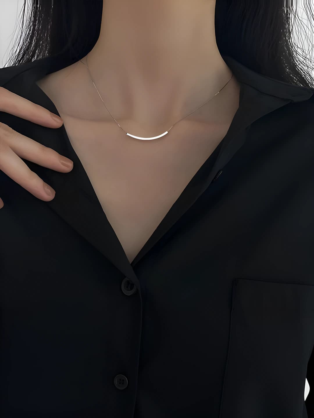 Smile box necklace [40+5 cm]