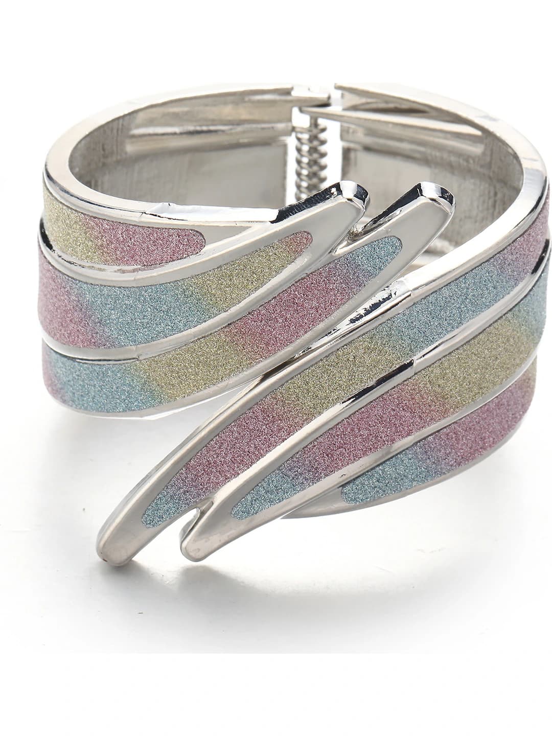 Silver base, multicolour