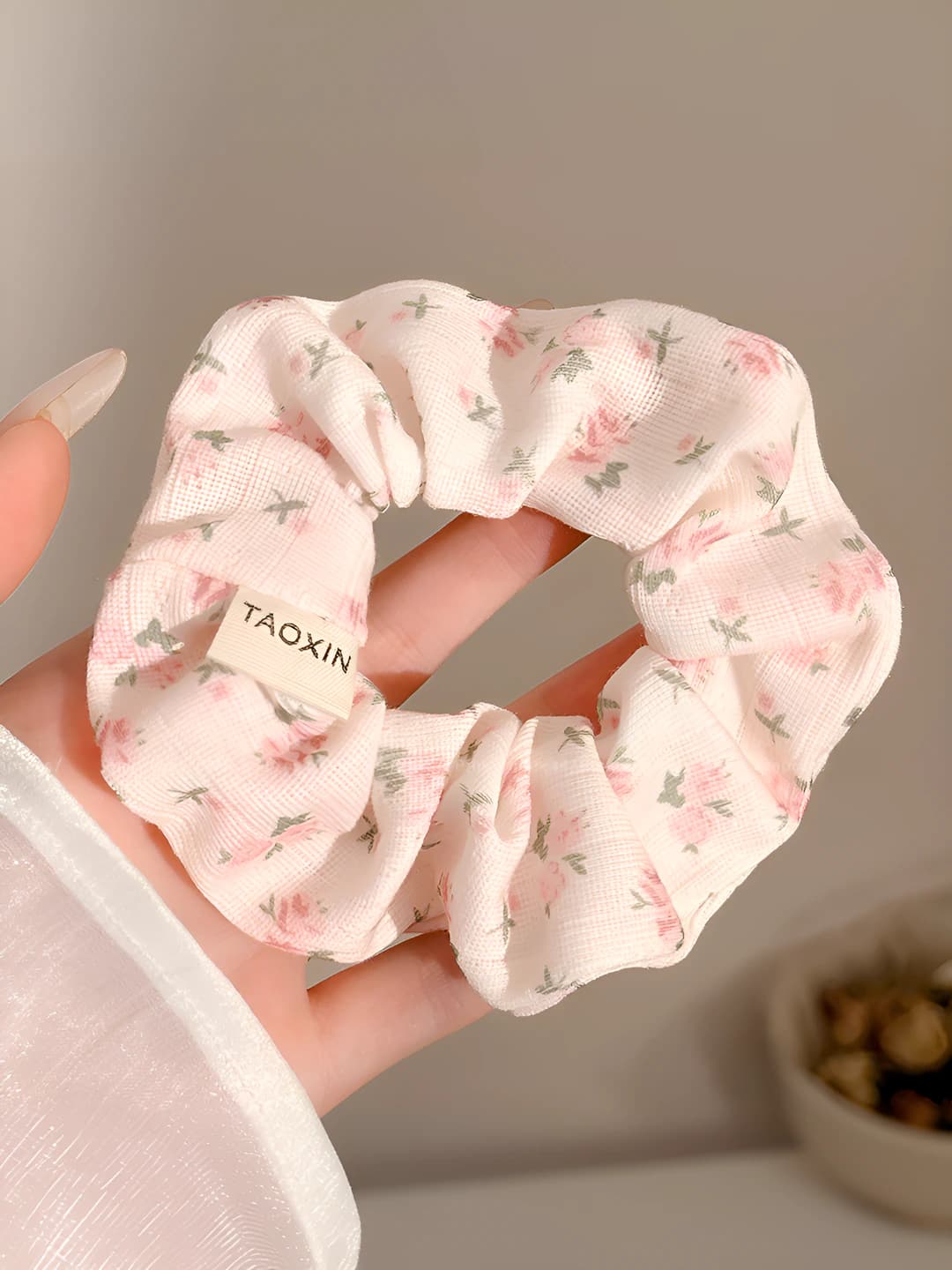 Pink, floral, 11 cm