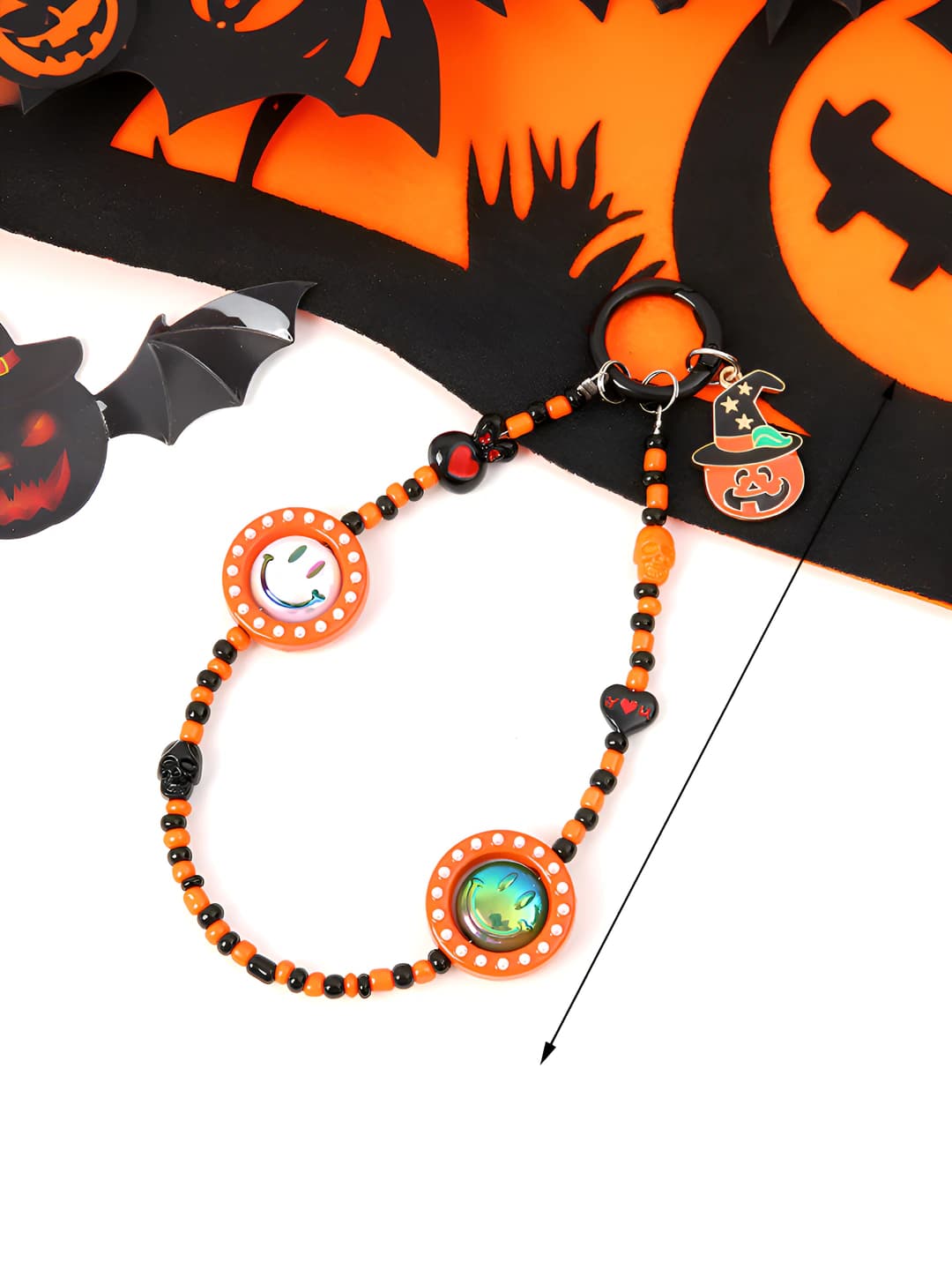 K3832 Halloween Charm (C Variant Smiley Pumpkin)