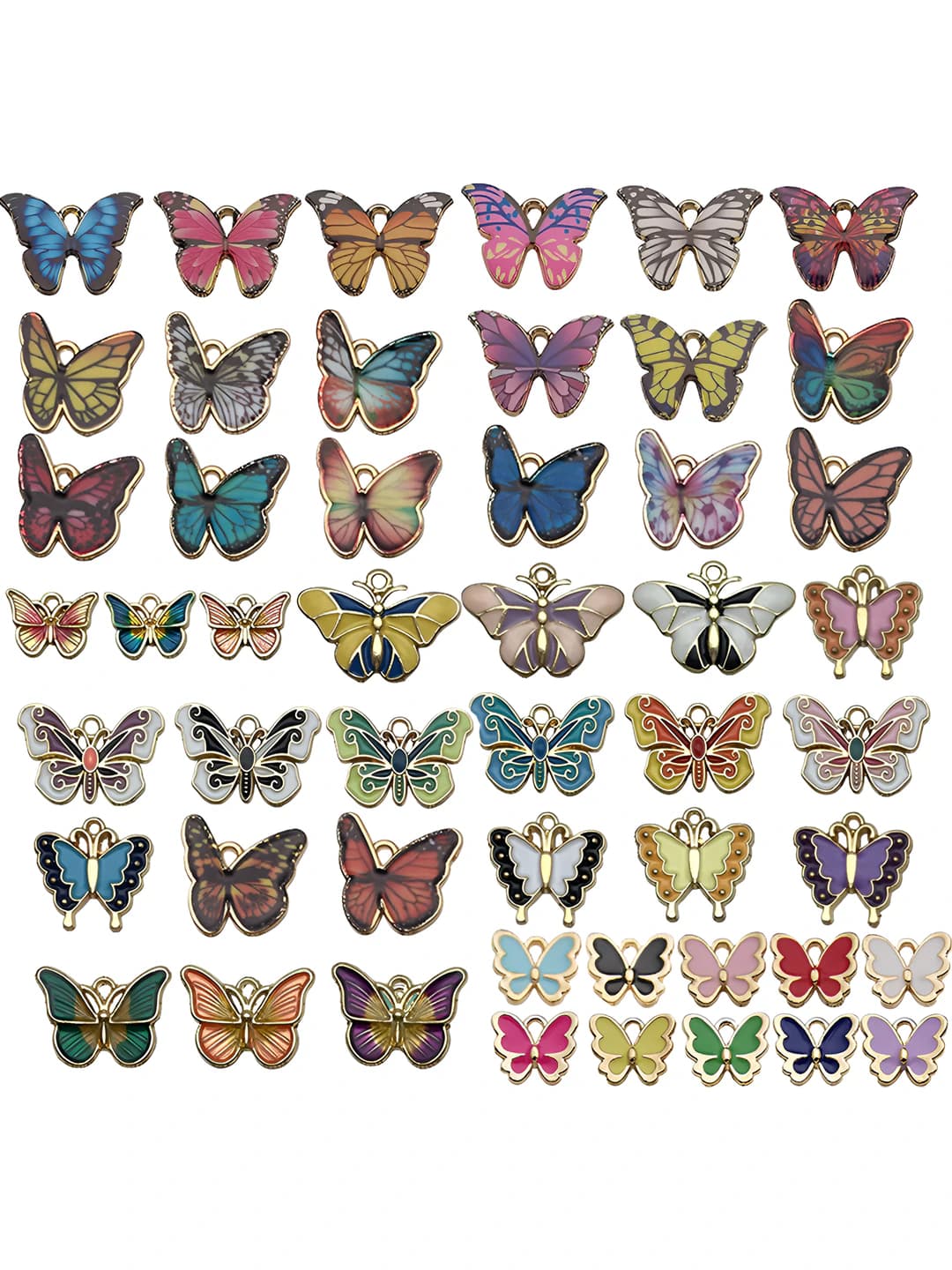 52 pc mixed butterflies-52 variants-66g