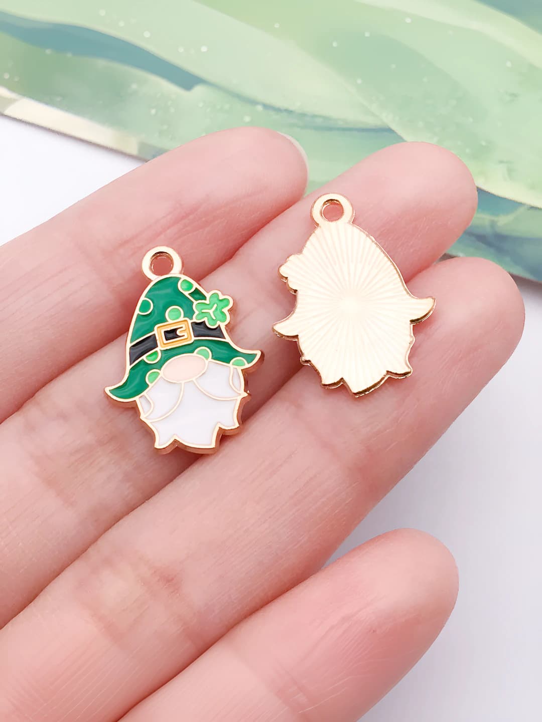 Yashil, Shamrock, Gnom, 21x15x1mm, 1.1g