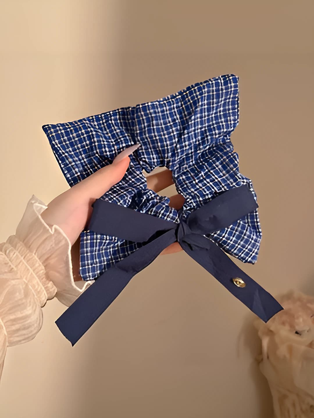 1# Blue plaid